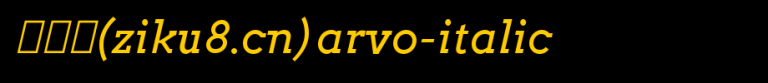 Arvo-Italic