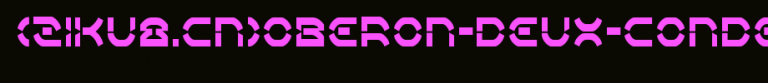 Oberon-Deux-Condensed-copy-1-.ttf英文字体下载