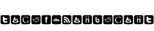 SOCIAL-FONT-ICONS.ttf是一款不错的英文字体下载