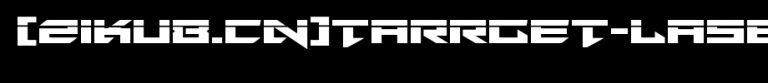 Tarrget-Laser-Regular.ttf类型，T字母英文