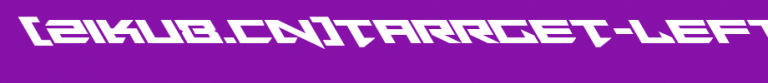 Tarrget-Leftalic.ttf类型，T字母英文