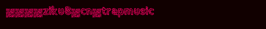 TrapMusic.ttf类型，T字母英文