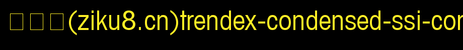 Trendex-Condensed-SSi-Condensed.ttf类型，T字母英文