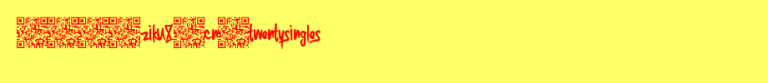 TwentySingles.ttf类型，T字母英文