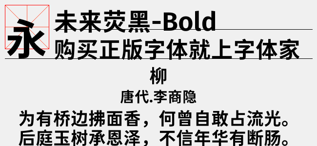 未来荧黑-Bold-佚名